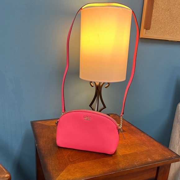 Kate Spade Cameron Street Blossom Hilli color bright flamingo Crossbody Bag - Picture 2 of 13